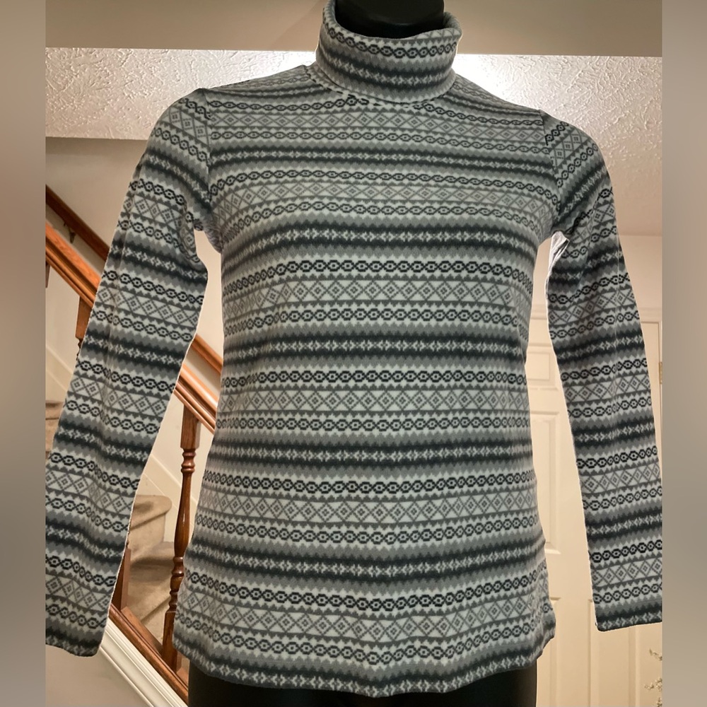 Columbia Fleece Turtleneck Top - Size Medium